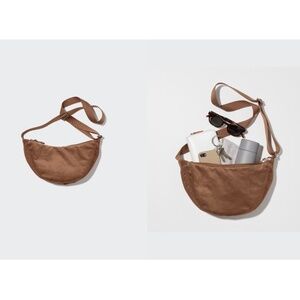 Uniqlo Corduroy Round Shoulder Bag